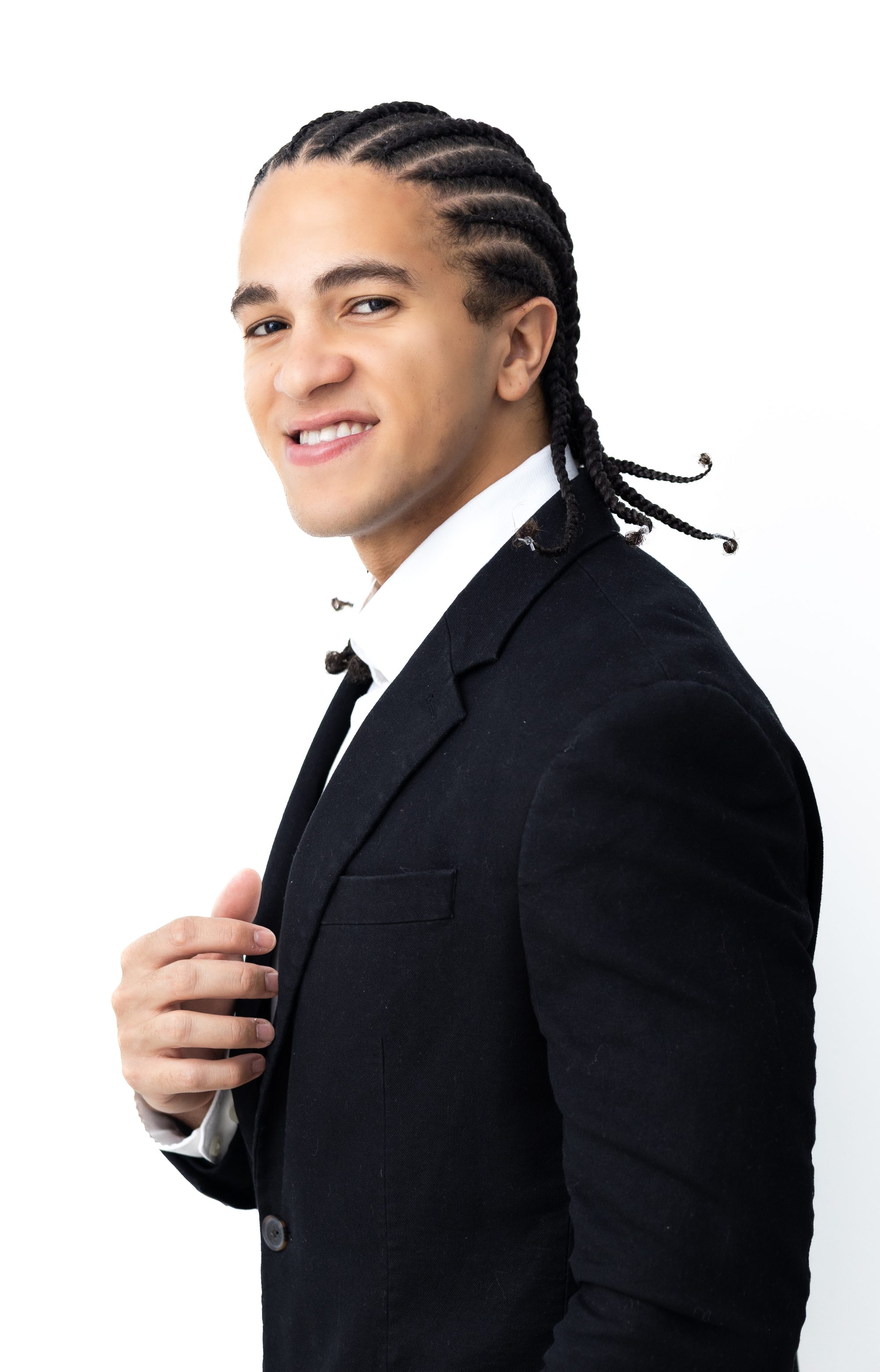Frank Gregory — portrait in black suit